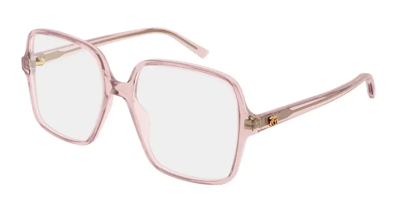 Donna GG1994O 003 Montature da vista Acetato Rosa Trasparente Squadrata