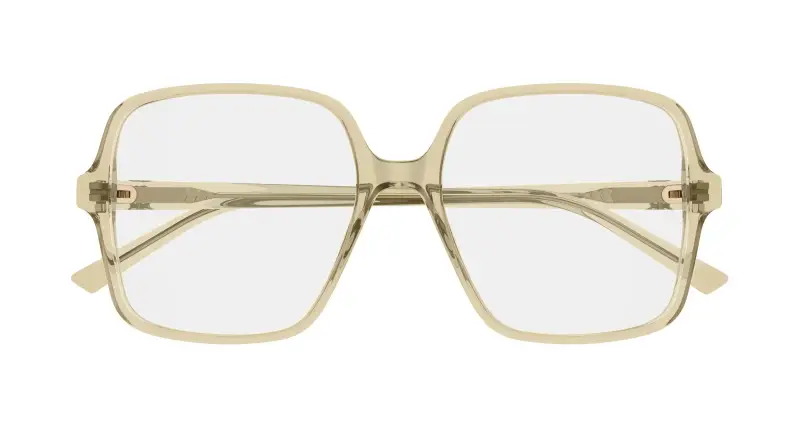 Donna GG1994O 004 Montature da vista Acetato Giallo Trasparente Squadrata miniatura 2