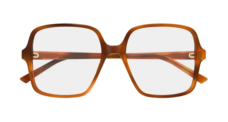 Donna GG1994O 006 Montature da vista Acetato Havana Trasparente Squadrata miniatura 2