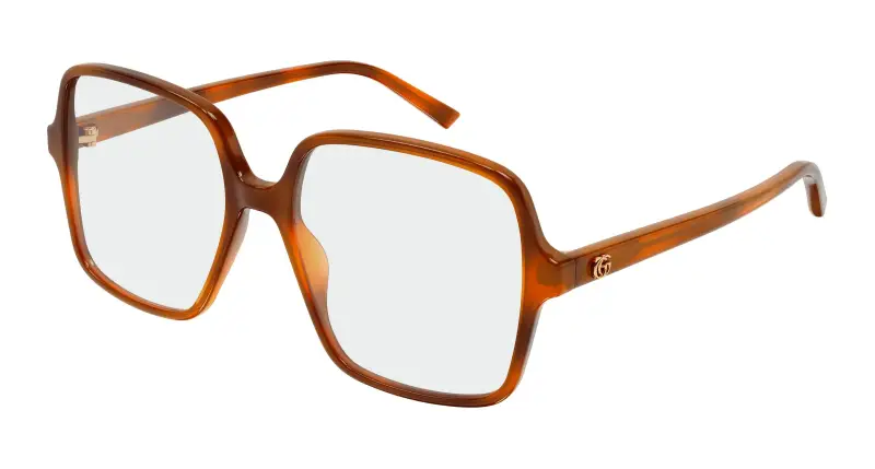 Donna GG1994O 006 Montature da vista Acetato Havana Trasparente Squadrata