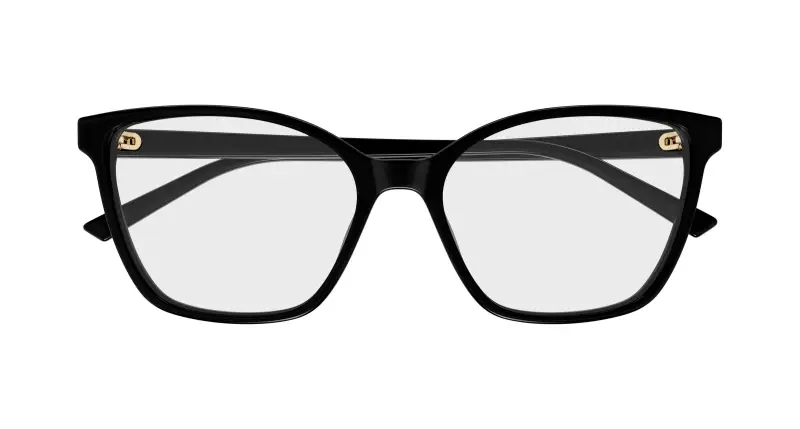 Donna GG1995O 001 Montature da vista Acetato Nero Trasparente Cat Eye miniatura 2