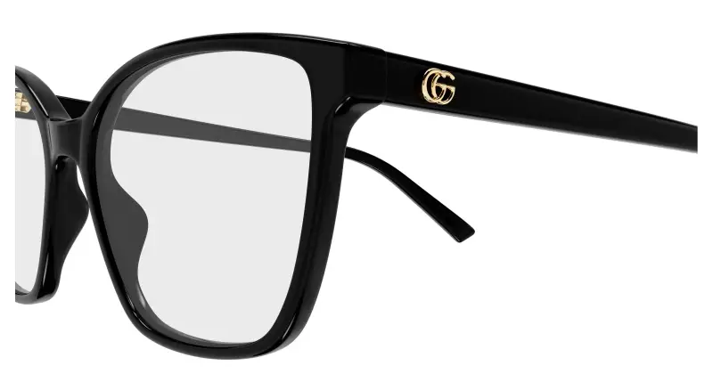 Donna GG1995O 001 Montature da vista Acetato Nero Trasparente Cat Eye miniatura 3