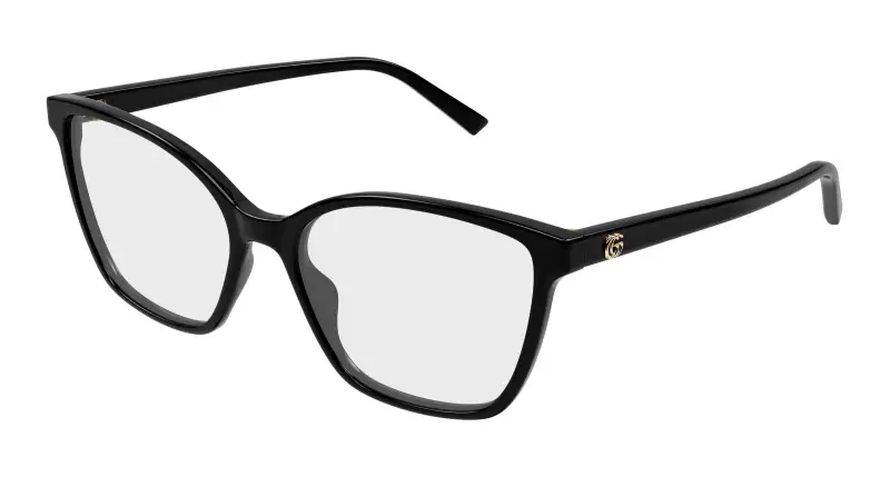 Donna GG1995O 001 Montature da vista Acetato Nero Trasparente Cat Eye