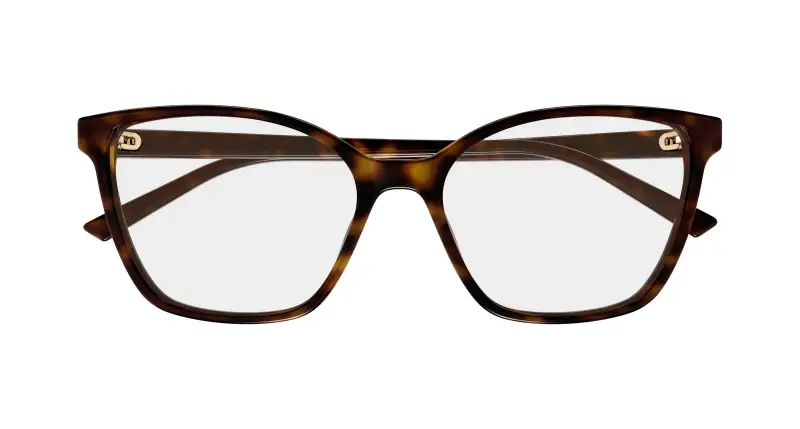 Donna GG1995O 002 Montature da vista Acetato Havana Trasparente Cat Eye miniatura 2