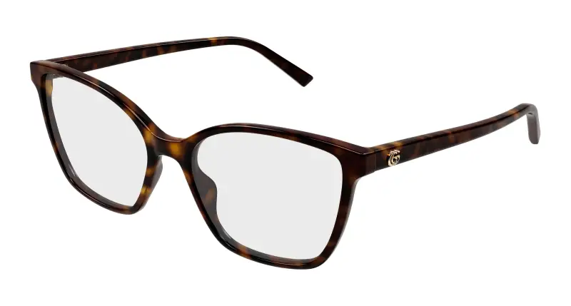 Donna GG1995O 006 Montature da vista Acetato Havana Trasparente Cat Eye