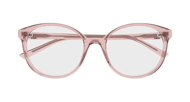 Donna GG1996O 003 Montature da vista Acetato Rosa Trasparente Rotonda miniatura 2
