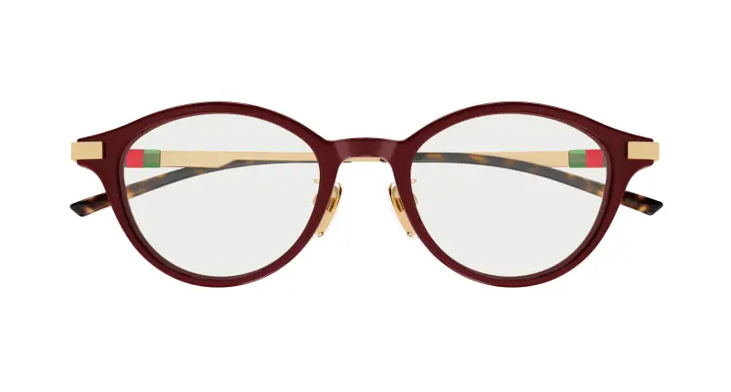 Donna GG2000OJ 003 Montature da vista Acetato Bordeaux Trasparente Rotonda miniatura 2