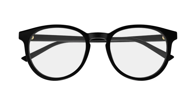 Donna GG2005OA 001 Montature da vista Acetato Nero Trasparente Rotonda miniatura 2