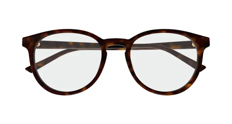 Donna GG2005OA 002 Montature da vista Acetato Havana Trasparente Rotonda miniatura 2