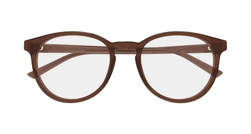 Donna GG2005OA 003 Montature da vista Acetato Marrone Trasparente Rotonda miniatura 2