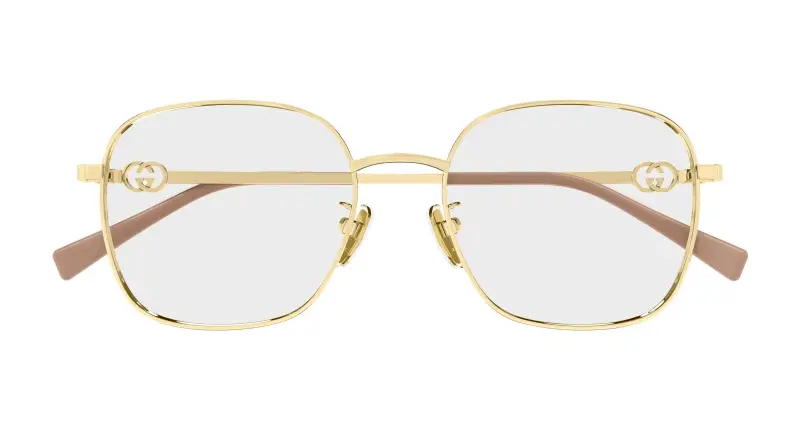Donna GG2006OA 001 Montature da vista Metallo Oro Trasparente Rotonda miniatura 2