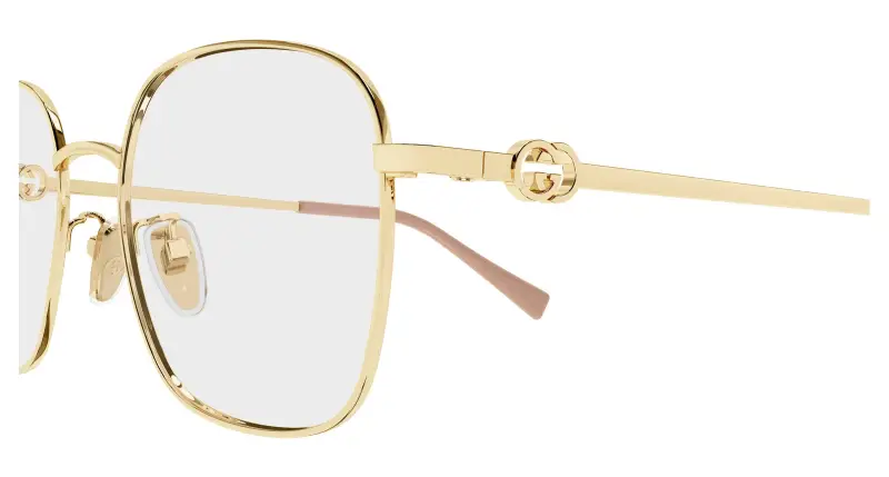 Donna GG2006OA 001 Montature da vista Metallo Oro Trasparente Rotonda miniatura 3