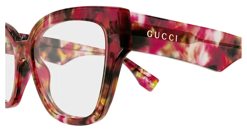 Donna GG2008O 002 Montature da vista Acetato Havana Trasparente Farfalla miniatura 3