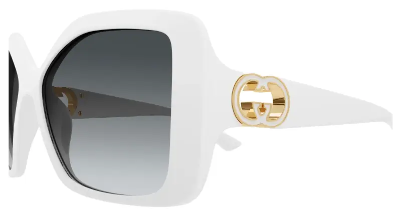 Gucci Occhiali da sole Donna Bianco 3498913 miniatura 3