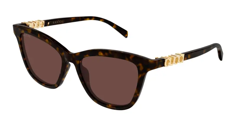 Donna Gucci GG2032S 002 Occhiali da sole Acetato Havana Marrone Cat Eye