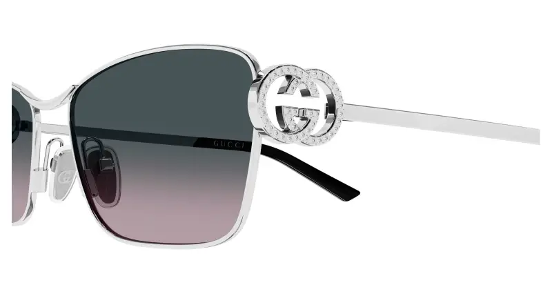 Gucci Occhiali da sole Donna Grigio 4286766 miniatura 3