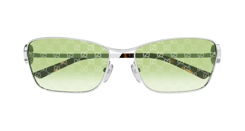 Gucci Occhiali da sole Donna Verde 4286765 miniatura 2