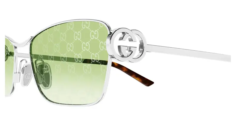 Gucci Occhiali da sole Donna Verde 4286765 miniatura 3