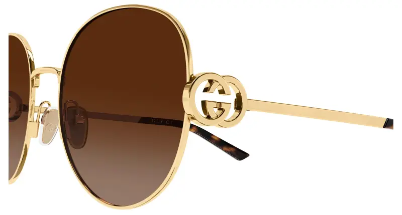 Gucci Occhiali da sole Donna Marrone 4306006 miniatura 3