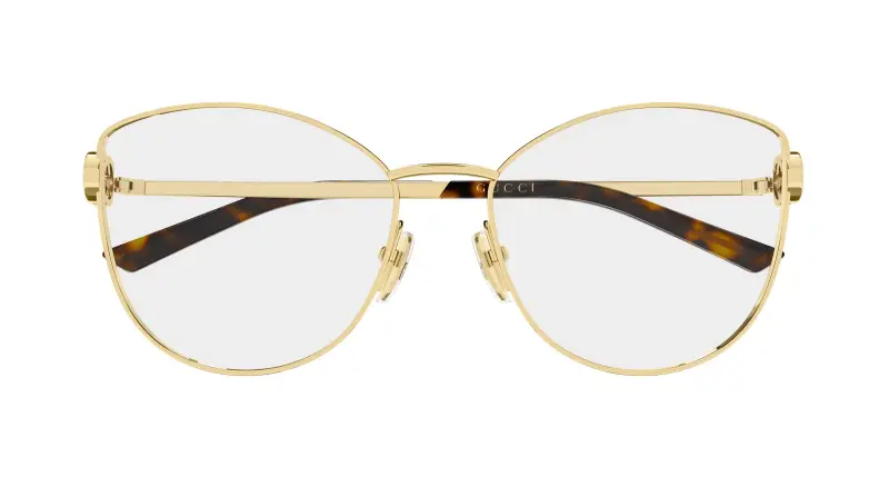 Donna Gucci GG2049O 002 Montature da vista Metallo Oro Trasparente Farfalla miniatura 2