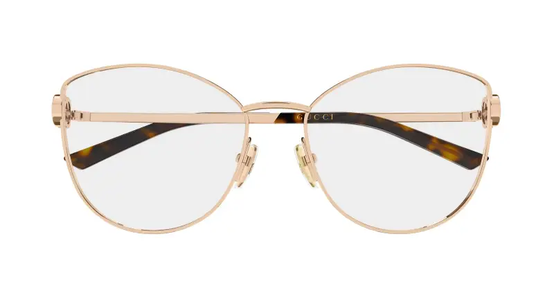 Donna Gucci GG2049O 004 Montature da vista Metallo Oro Trasparente Farfalla miniatura 2