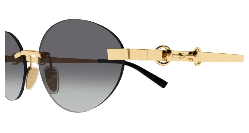 Gucci Occhiali da sole Donna Grigio 4305990 miniatura 3