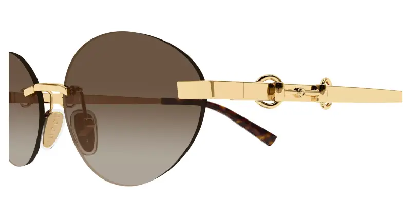 Gucci Occhiali da sole Donna Marrone 4305989 miniatura 3