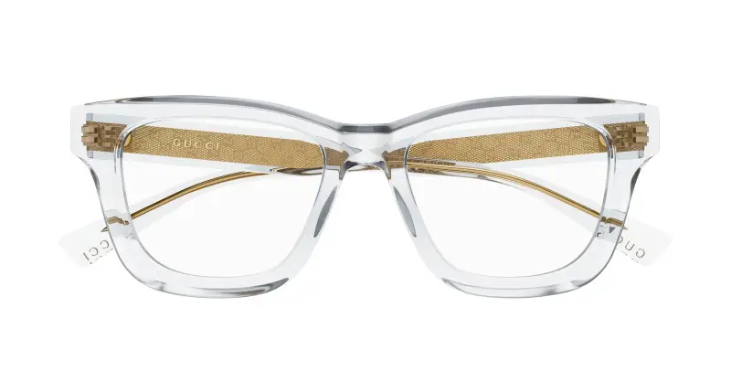 Donna Gucci GG2066O 004 Montature da vista Acetato Cristallo Trasparente Cat Eye miniatura 2