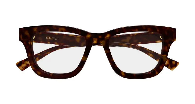 Donna Gucci GG2066O 006 Montature da vista Acetato Havana Trasparente Cat Eye miniatura 2