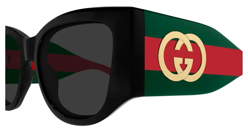 Gucci Occhiali da sole Donna Grigio 4305110 miniatura 3