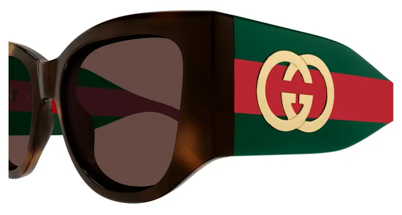 Gucci Occhiali da sole Donna Marrone 4301753 miniatura 3