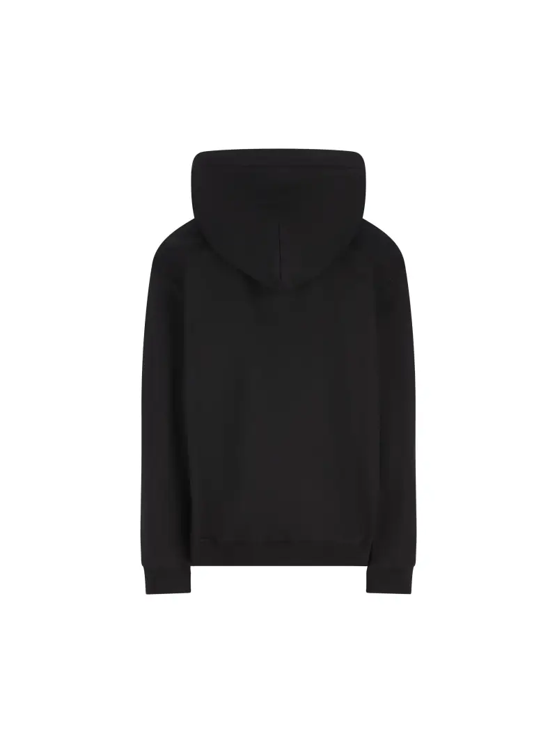 Felpa In Cotone NERO miniatura 2