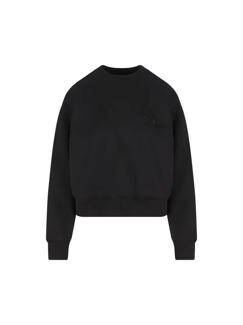 Felpa In Cotone NERO