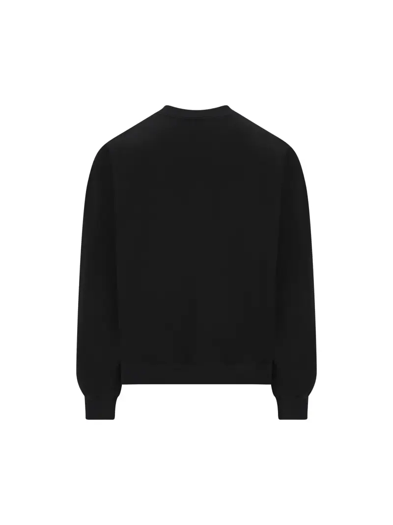 Felpa In Cotone NERO miniatura 2