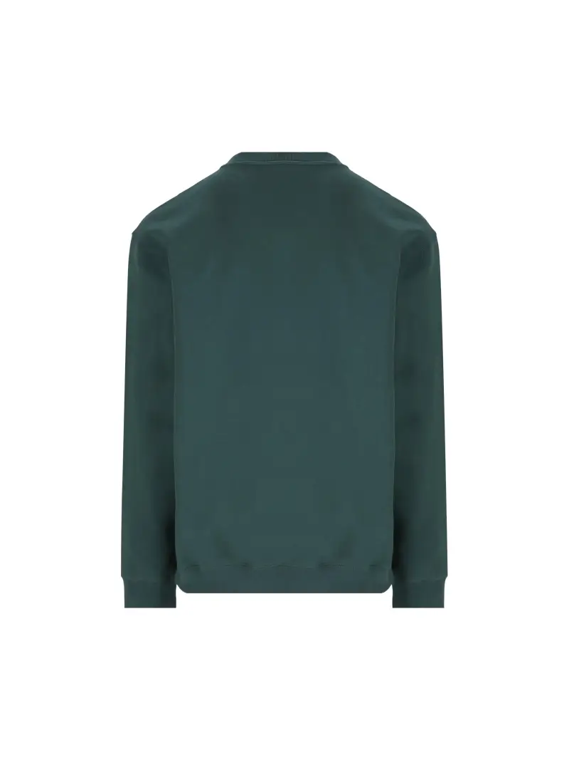 Felpa In Cotone Spazzolato VERDE miniatura 2