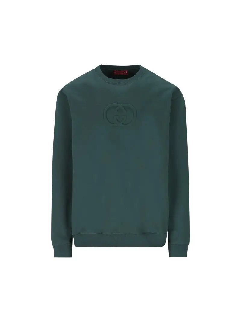 Felpa In Cotone Spazzolato VERDE