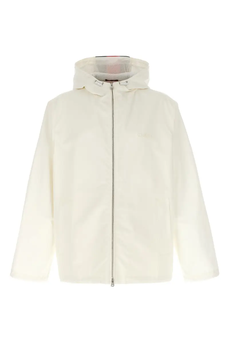 Giacca Idrorepellente Nastro Web Bianco