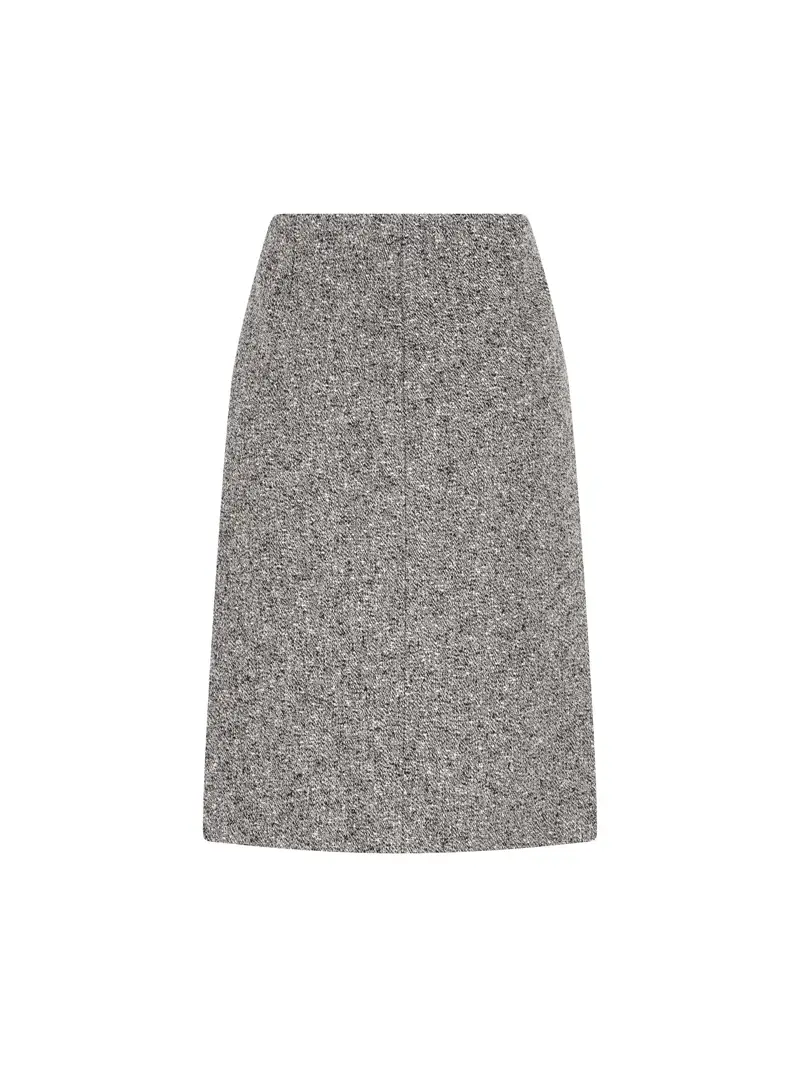 Gonna In Lana GRIGIO miniatura 2