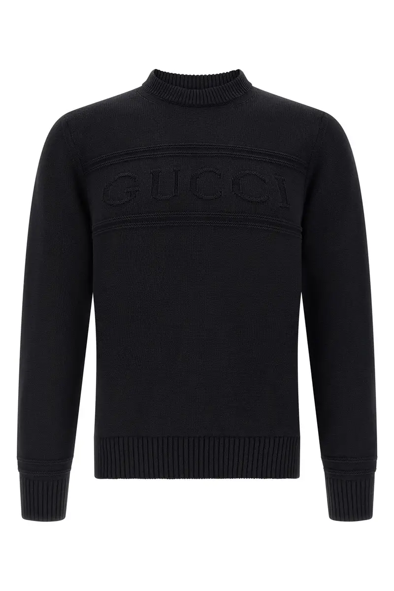 Maglione Intarsio Gucci Nero