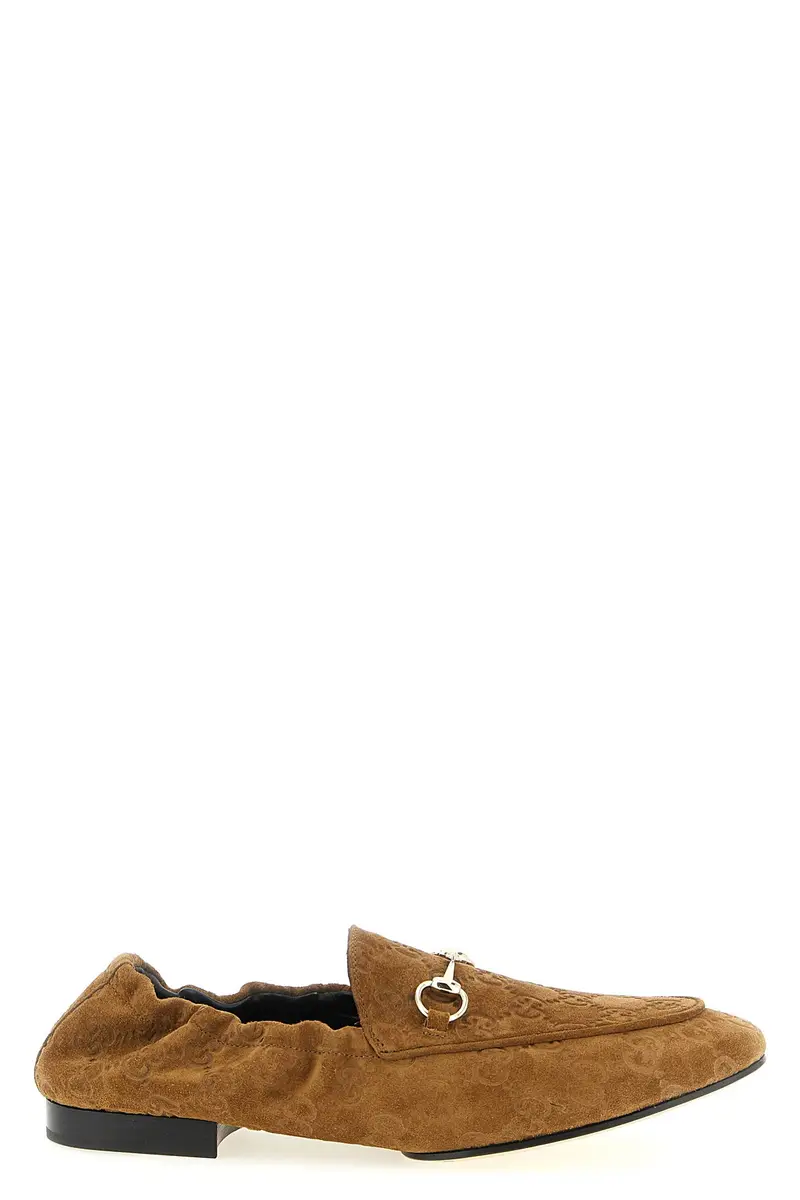 Mocassino Suede Gg Marrone