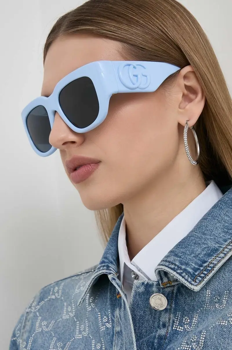 Gucci Occhiali da sole Donna Blu 2219354