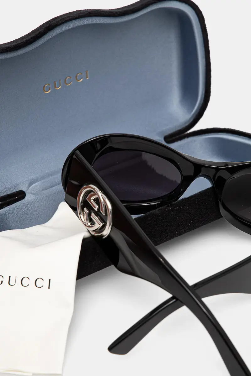 Gucci Occhiali da sole Donna Nero 3262597 miniatura 5