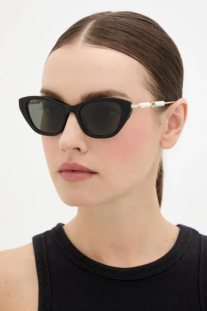 Gucci Occhiali da sole Donna Nero 3776816