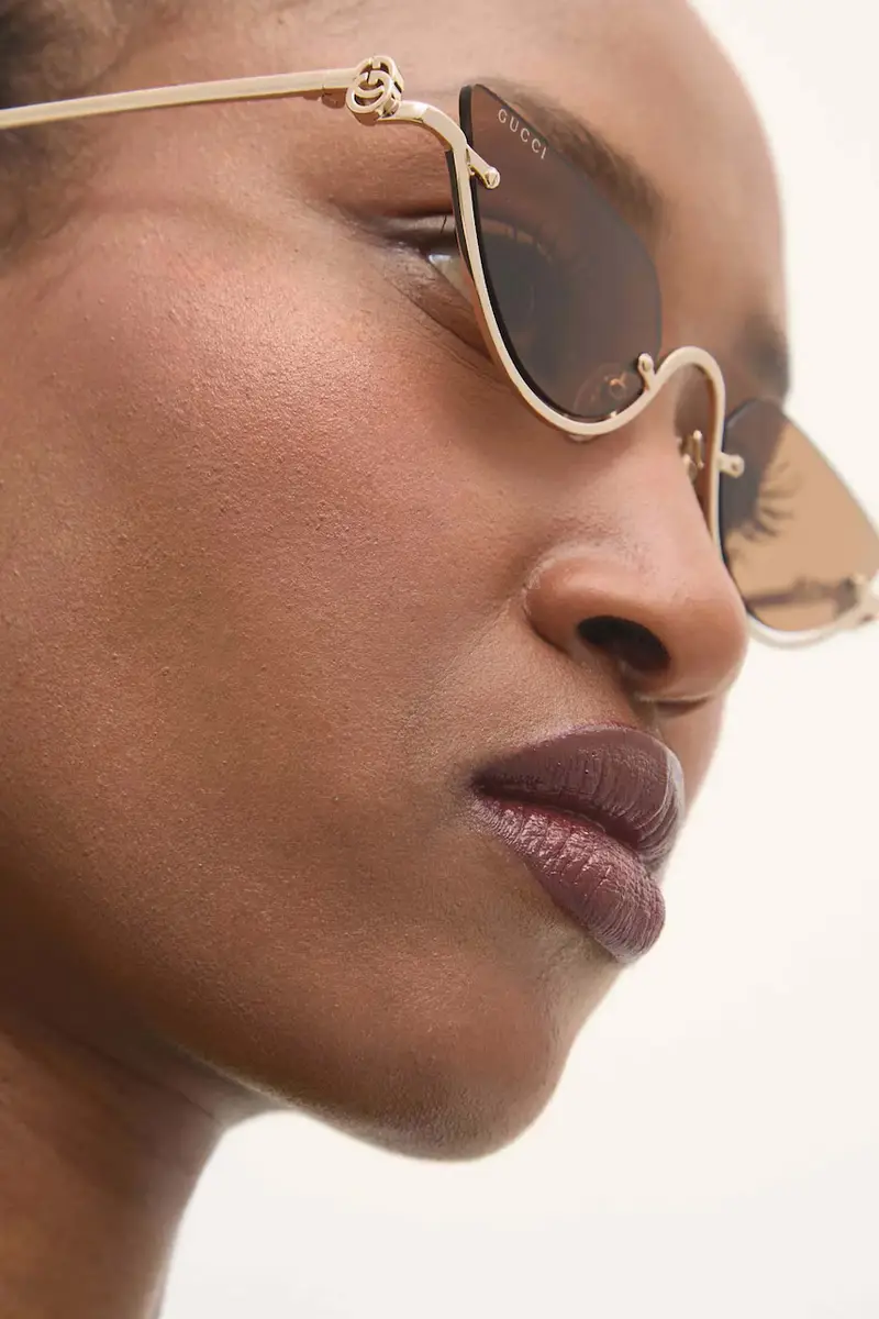 Gucci Occhiali da sole Donna Oro 3659861