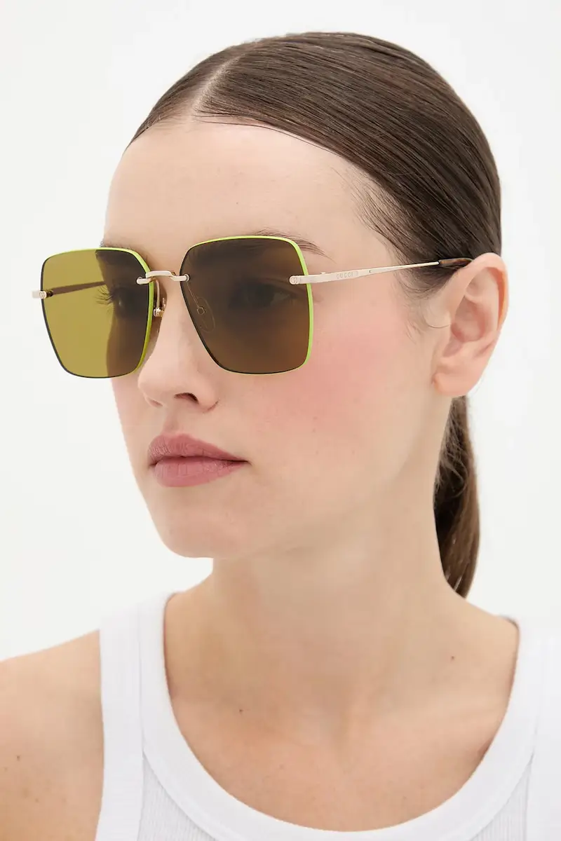 Gucci Occhiali da sole Donna Oro 3779012