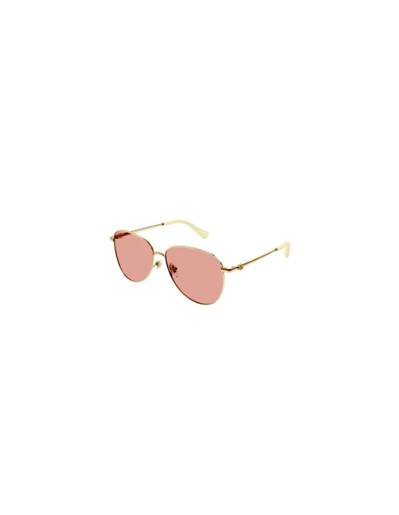 Occhiali da sole GUCCI GG1419S 003 Gold Gold/Pink 60