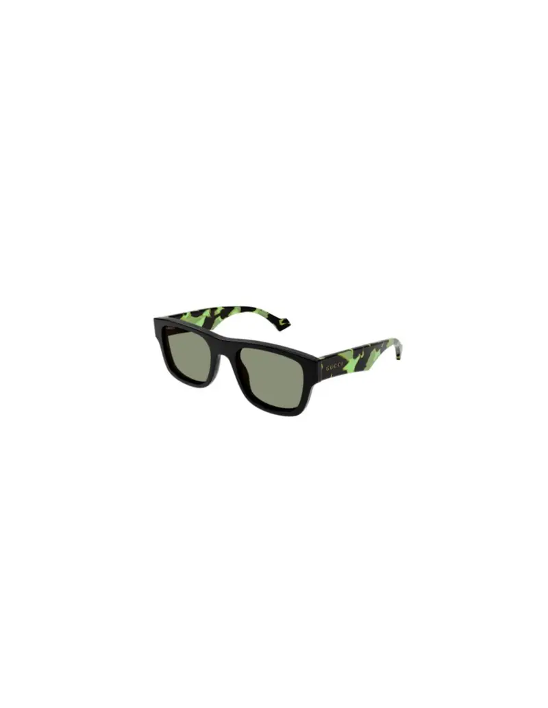 Occhiali da sole GUCCI GG1427S 005 Black Havana/Green 53