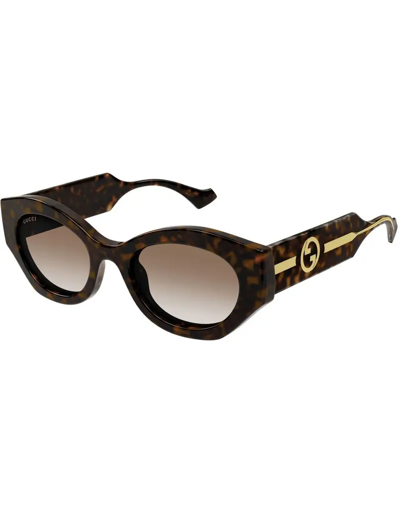Occhiali da sole GUCCI GG1553S 002 Havana Crystal/Brown 52