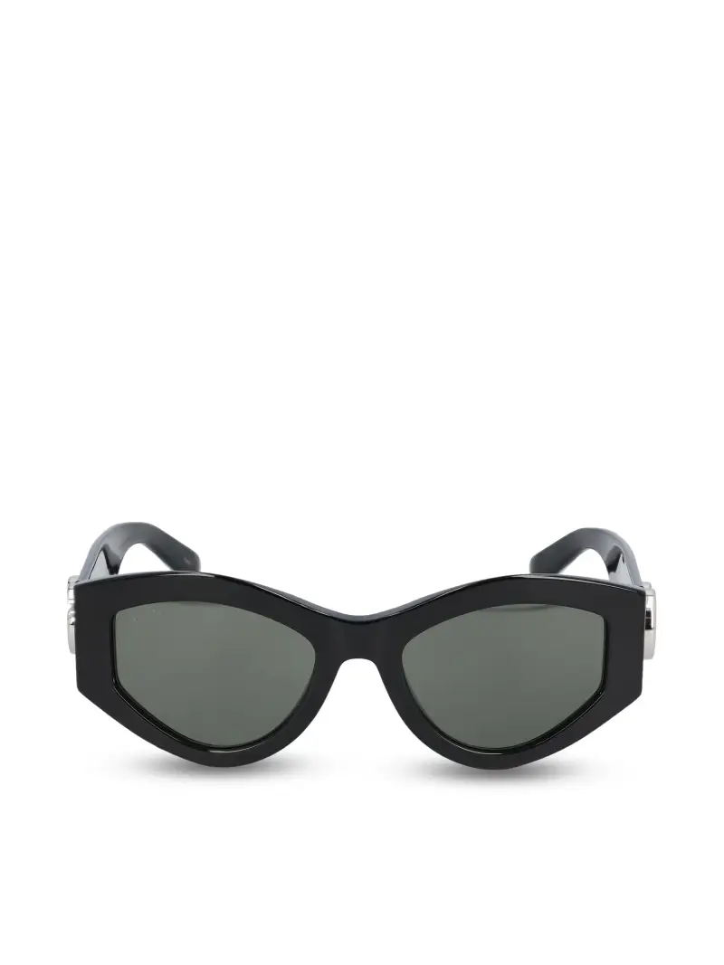 Occhiali Da Sole Ovali NERO