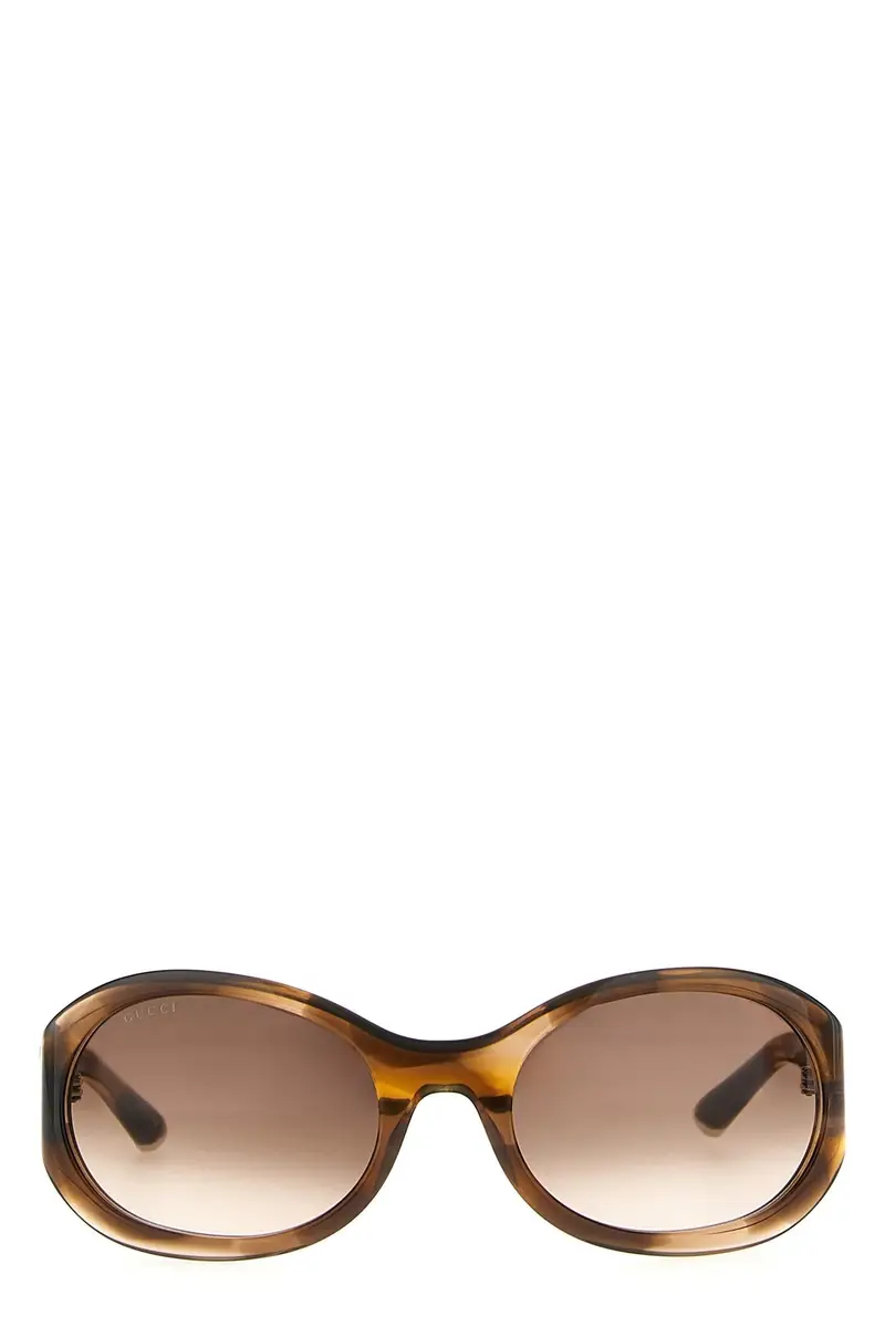 Occhiali Da Sole Rotondi Marrone